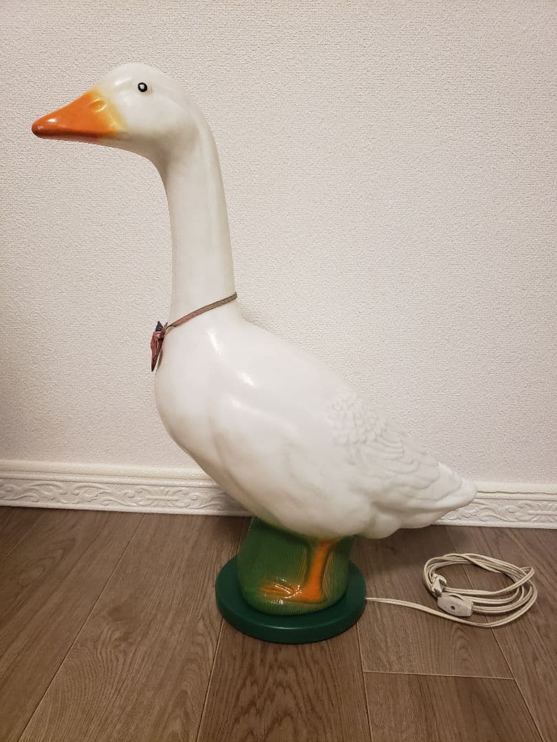 昭和レトロ アヒルライト プラスチック製 インテリア