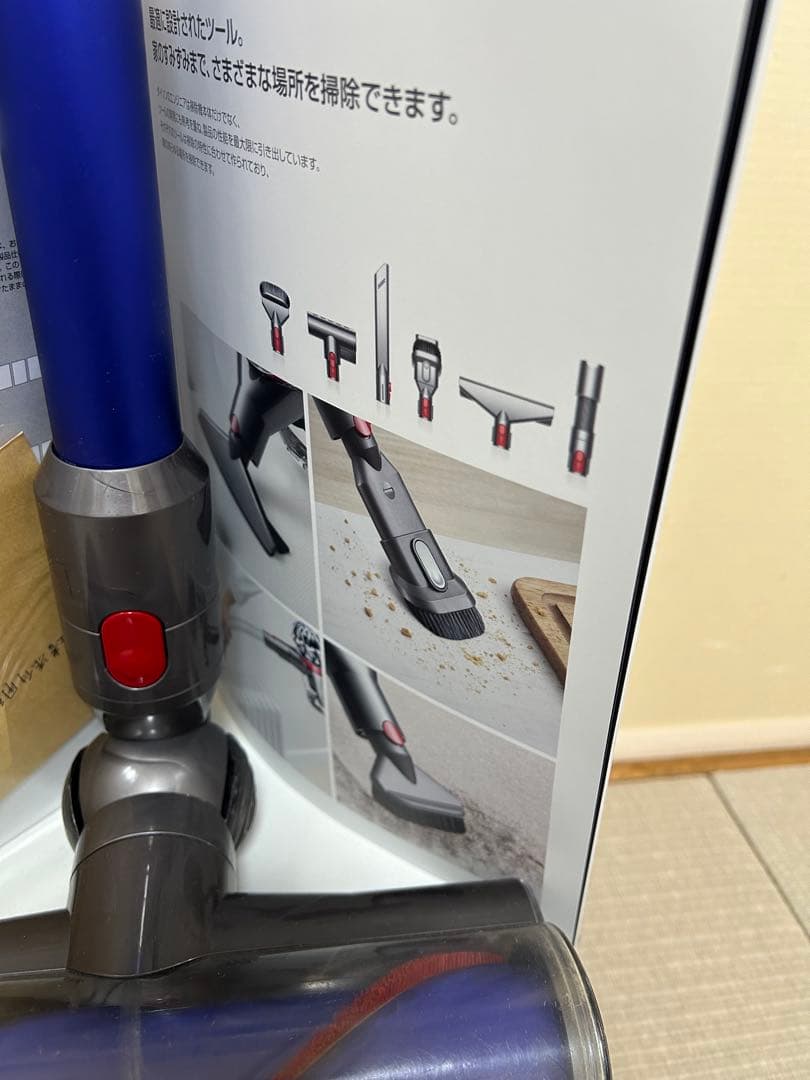 dyson v8 absolute 本体 付属品（フル）+自家製スタンド