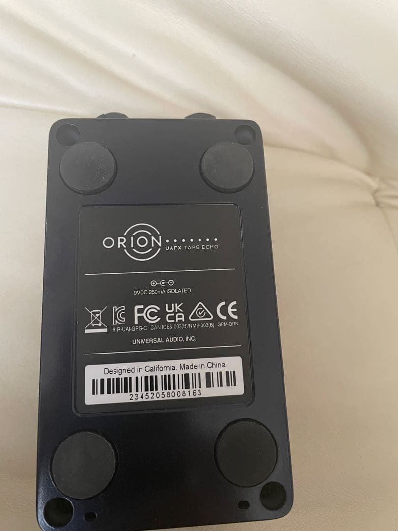UAFX ORION TAPE ECHO ディレイ