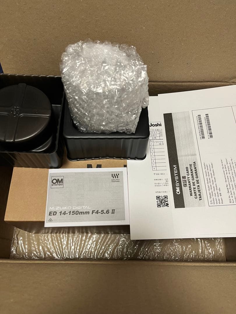 M.ZUIKO 14-150mmF4,0-5,6Ⅱ新品未使用！保証