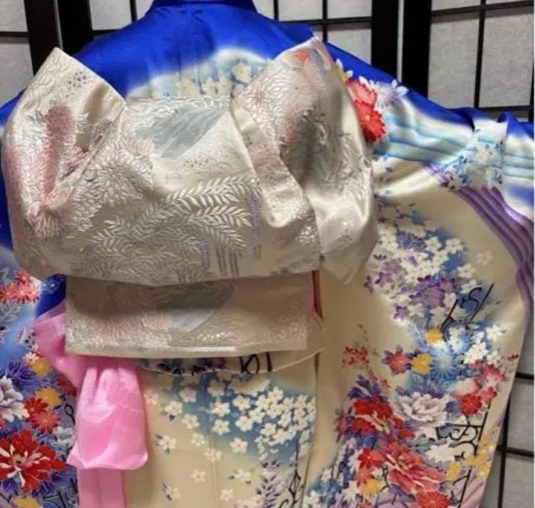 七五三　着物セット　7歳　ふくら雀　ハーフ成人式　十三詣り　ジュニアサイズ