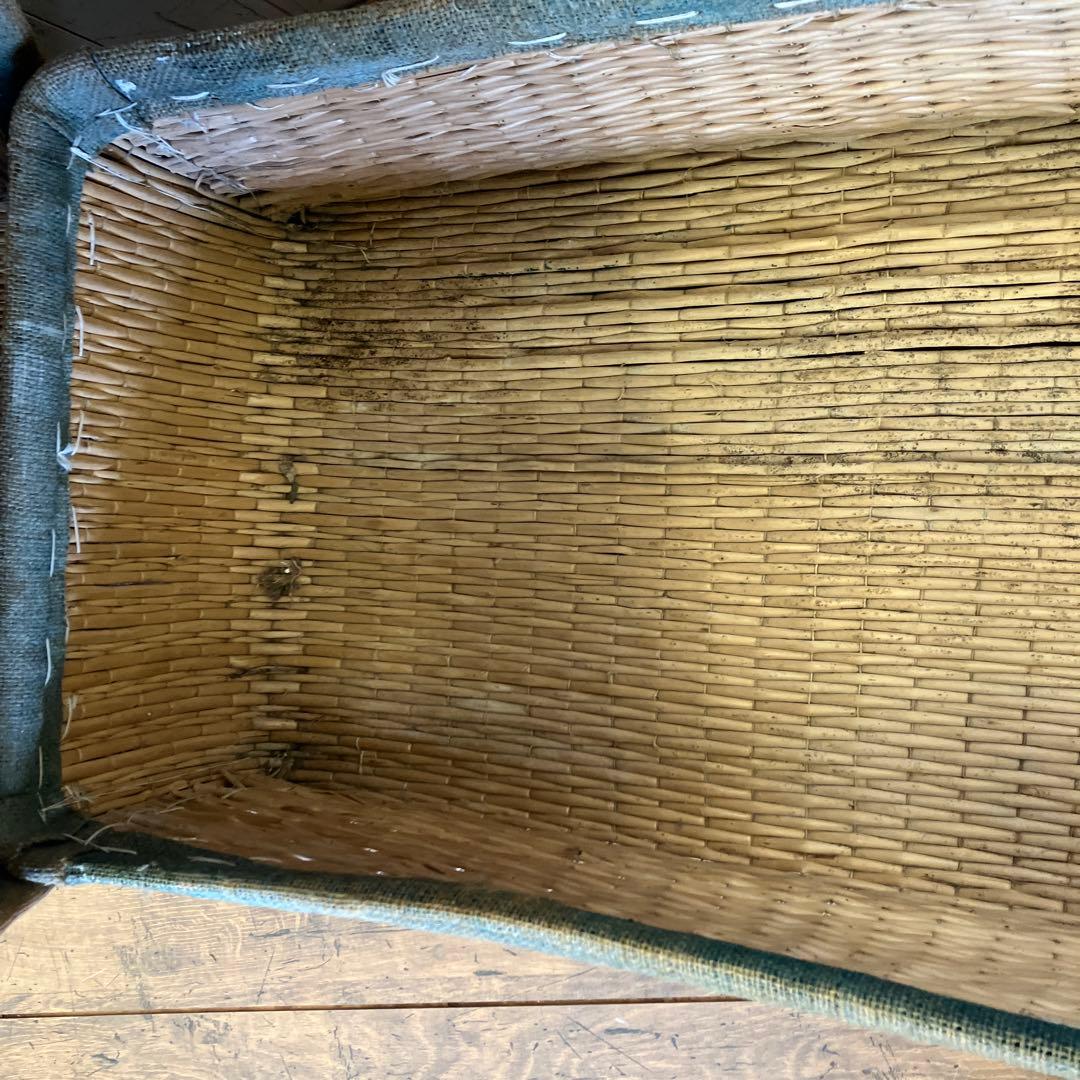 ②昭和レトロ 柳行李 やなぎこおり 衣類収納 収納ボックス 古道具 ビンテージ