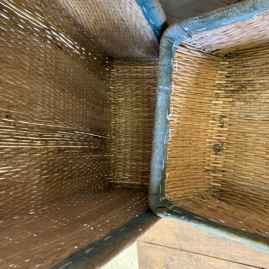 ②昭和レトロ 柳行李 やなぎこおり 衣類収納 収納ボックス 古道具 ビンテージ