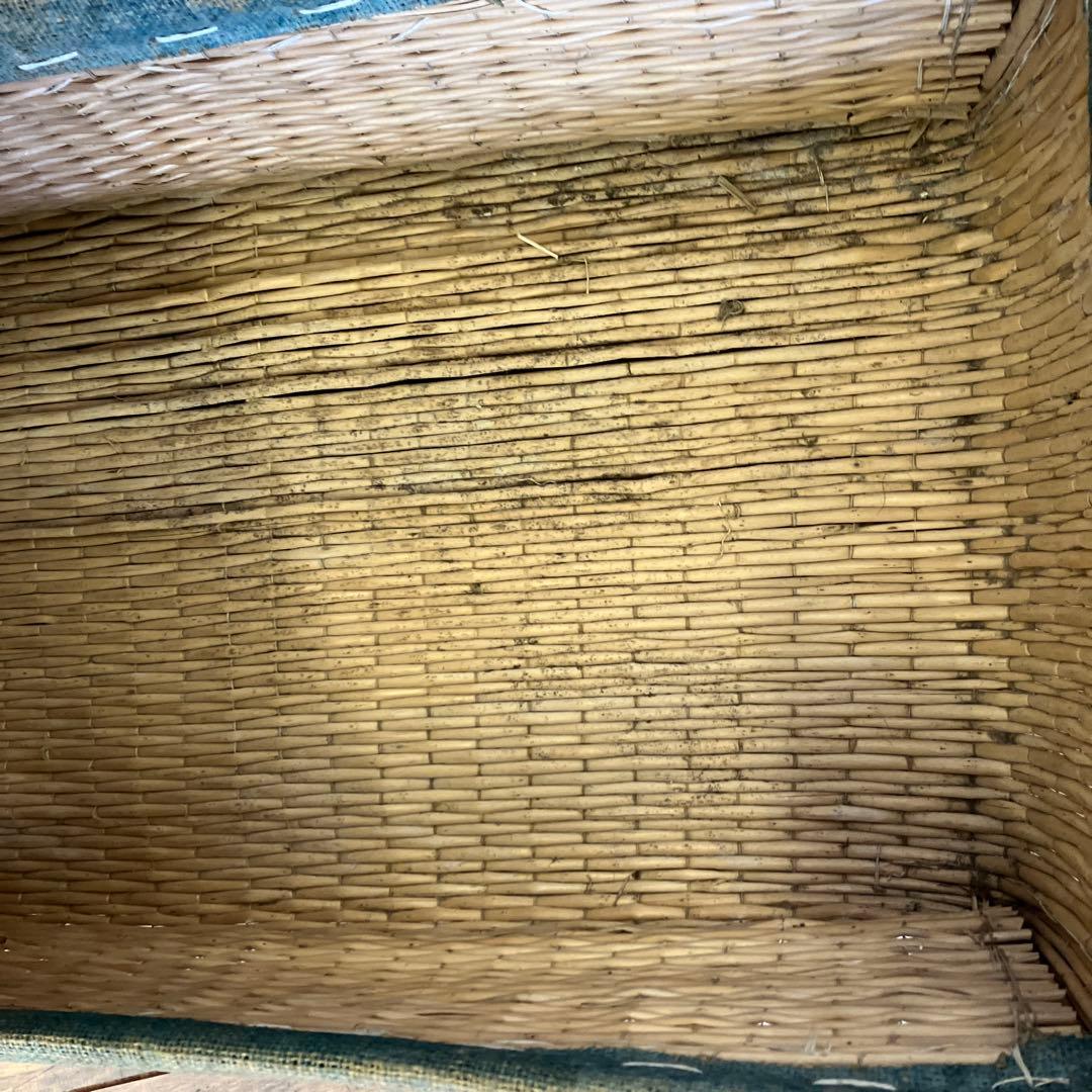 ②昭和レトロ 柳行李 やなぎこおり 衣類収納 収納ボックス 古道具 ビンテージ