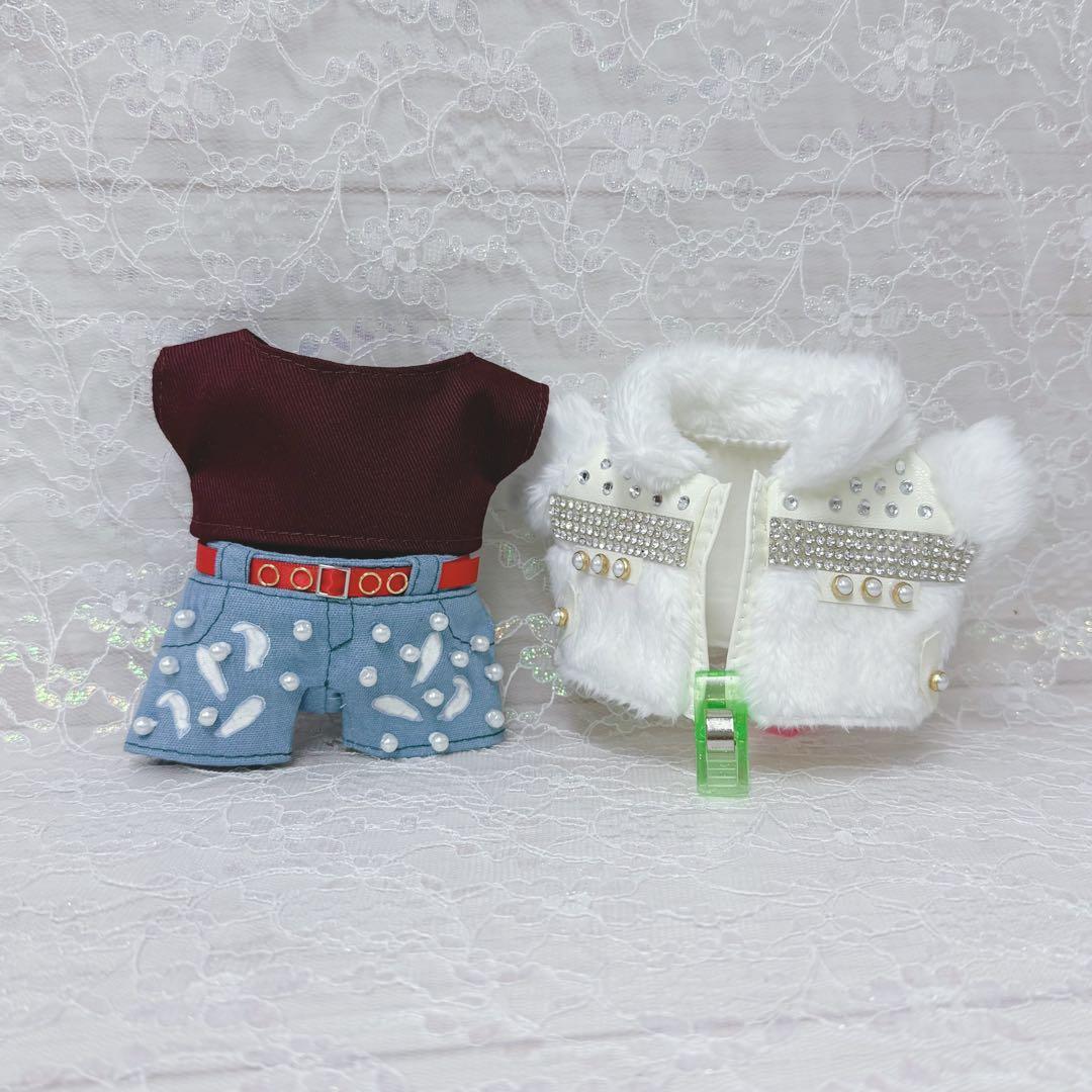 ようちん様　はぴぬい　ぬい服　キンプリ　ファーコーデ