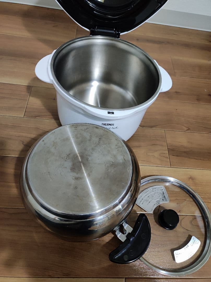 THERMOS 真空保温調理器 シャトルシェフ KBK-3000 モノホワイト