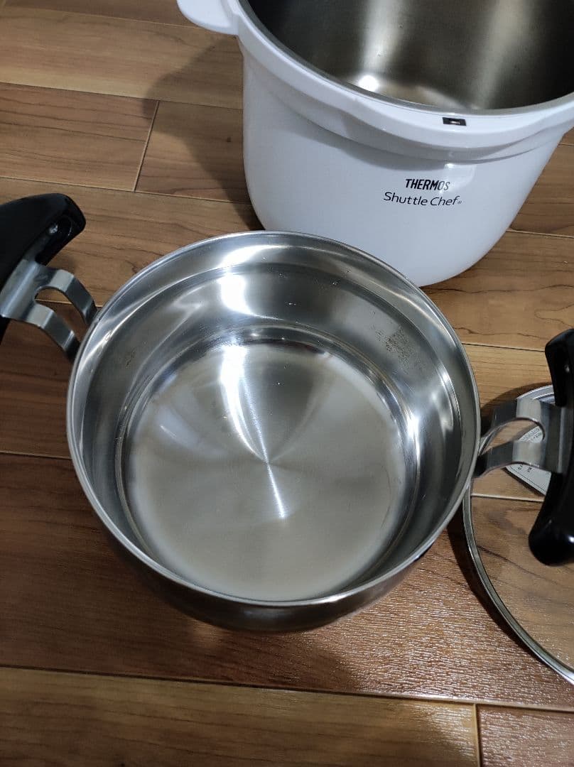THERMOS 真空保温調理器 シャトルシェフ KBK-3000 モノホワイト