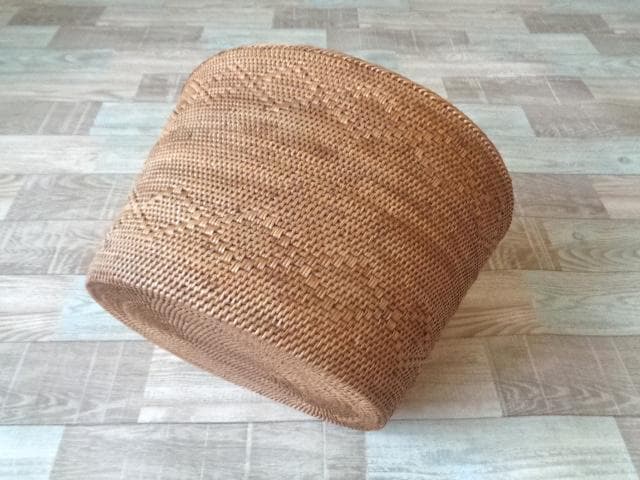 アウトレット品●楕円ボウル●大きめサイズ●模様●アタ●1098.2●アジアン雑貨