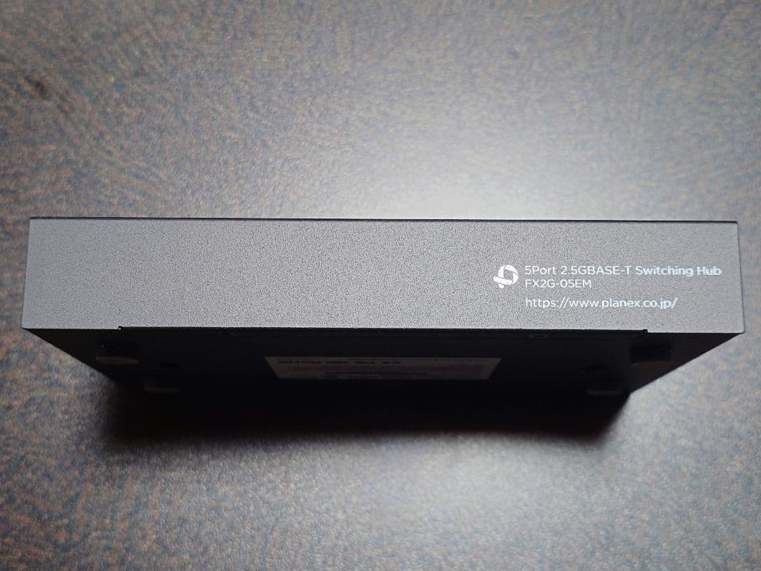 PLANEX 5ポート スイッチングハブ FX2G-05EM 2.5Gbps ①