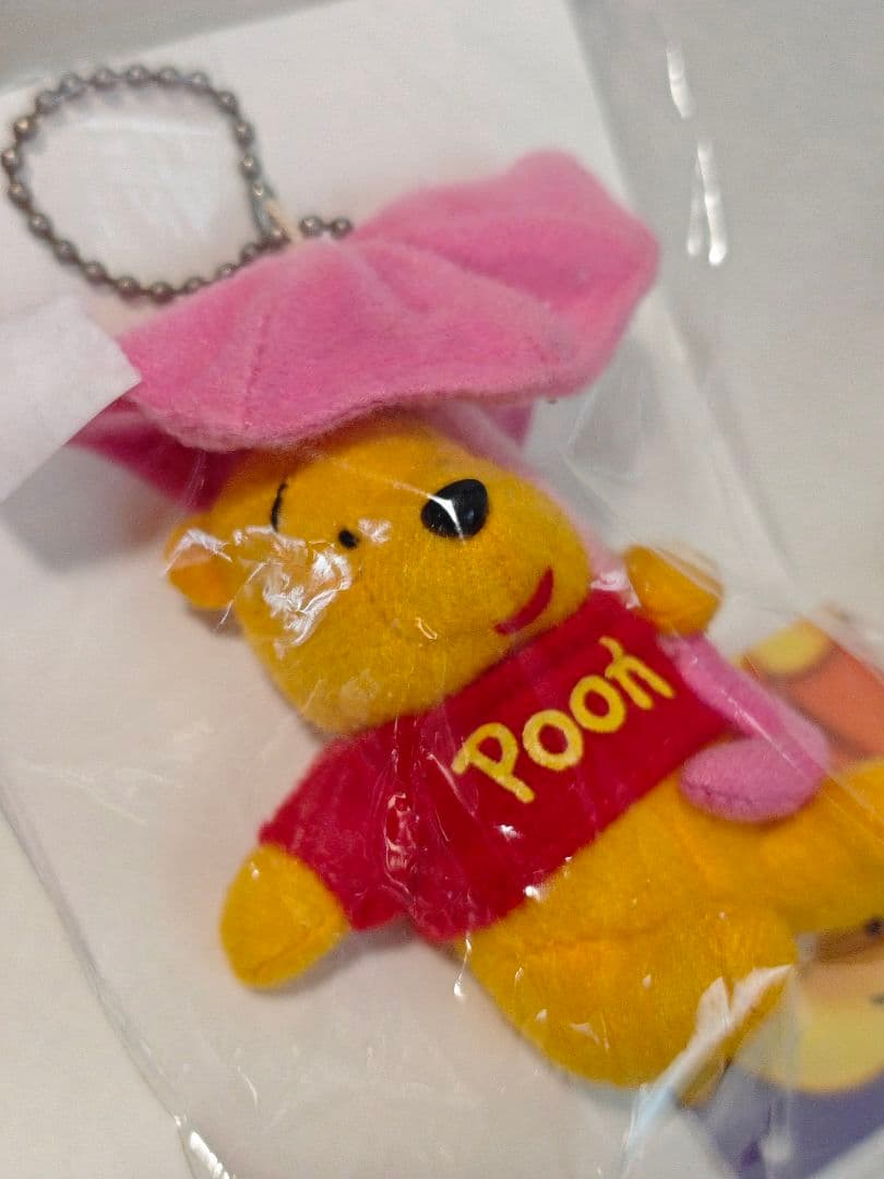 激レア　プーさん　レトロ　マスコット　ストラップ　ぬいぐるみ　DISNEY　希少
