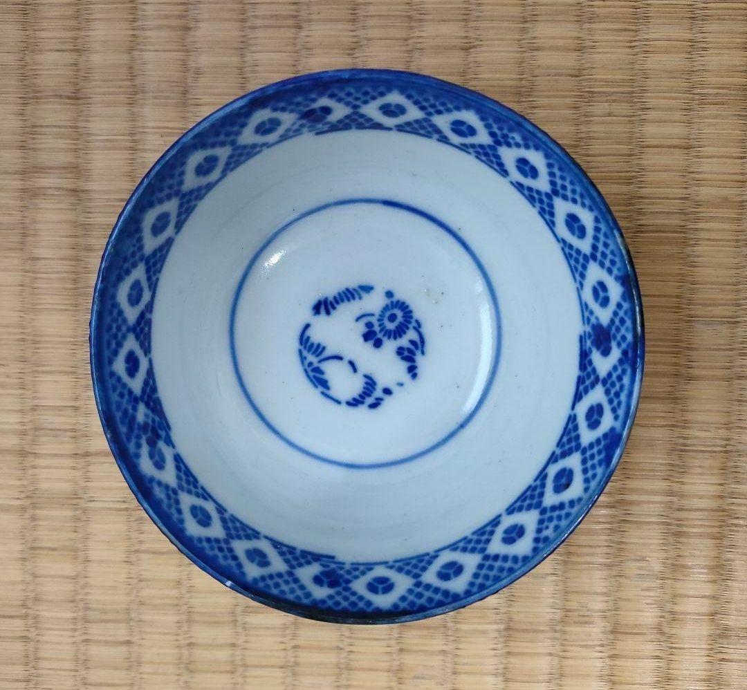 青海波 文様飯碗 10個セット