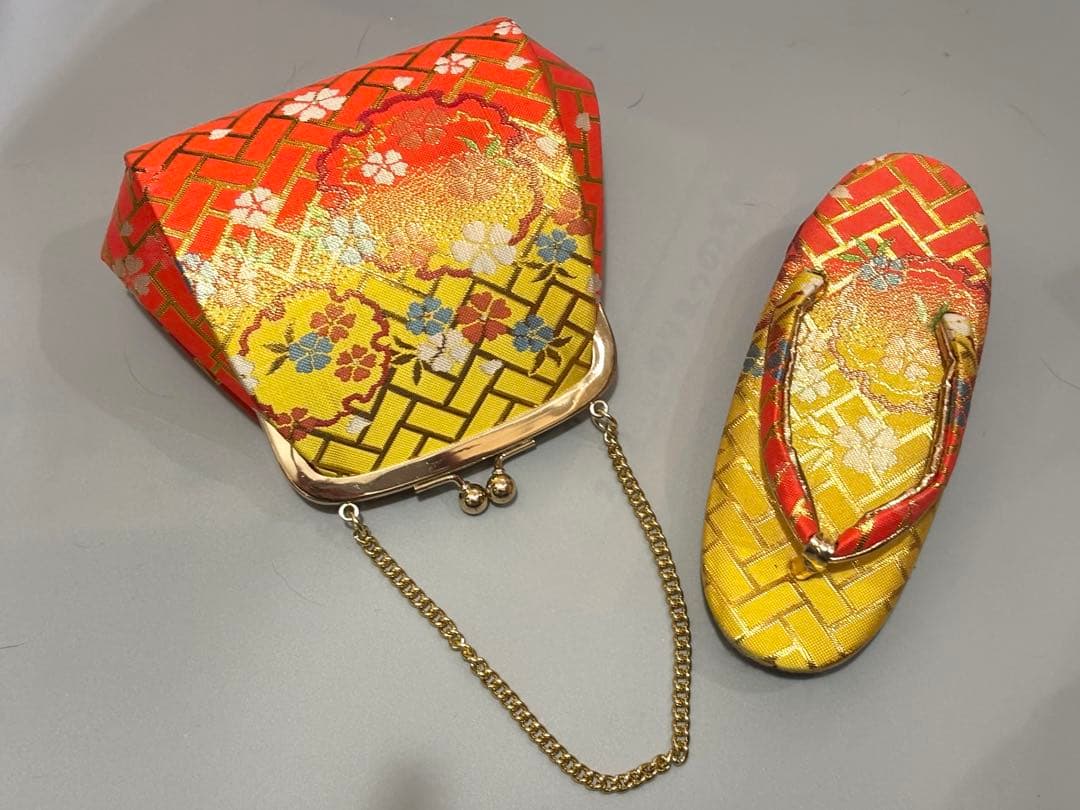 七五三　正絹　3歳　絞り　総絞り　被布　刺繍　一つ身　フルセット　朱色　オレンジ