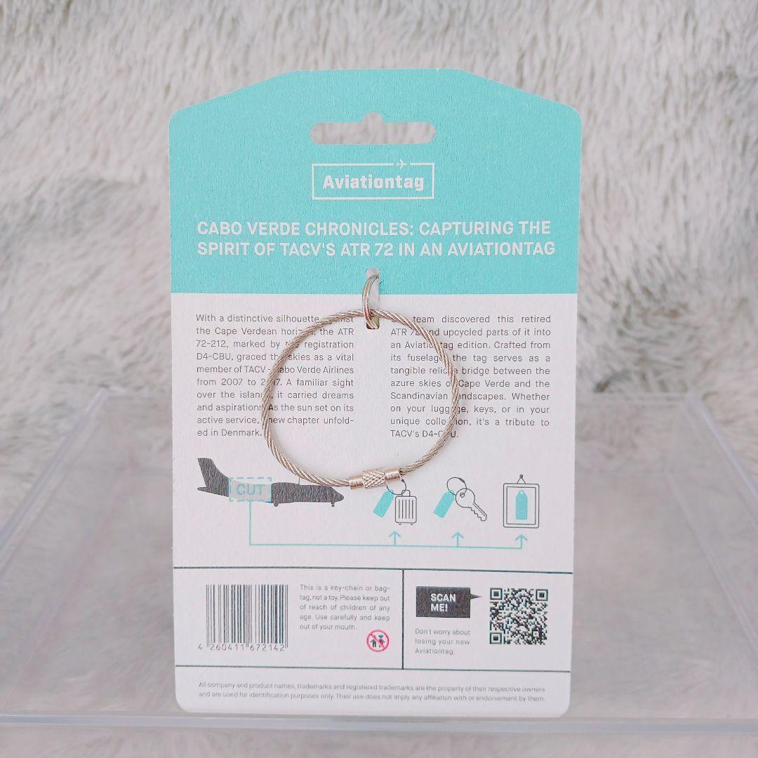 ☆ATR72 D4-CBU☆ Aviationtag 実機外板 限定 航空タグ