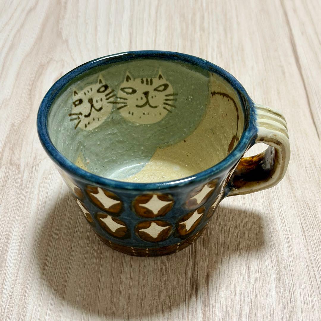 【未使用】香月舎さん マグカップ 作家さん 猫