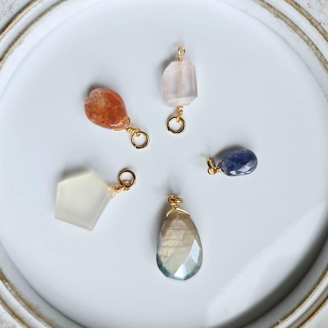 訳あり 天然石 チャーム ペンダントトップ まとめ ⑩✩.*˚