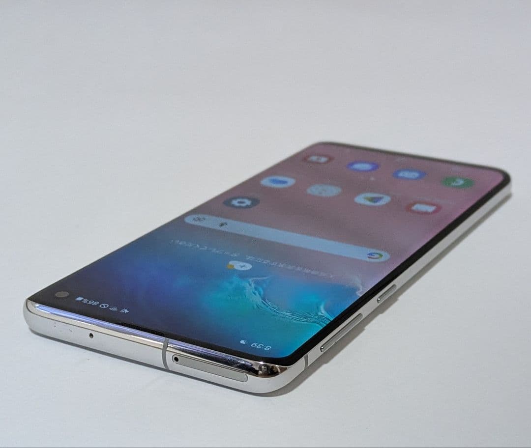 【概ね美品】Galaxy S10 SM-G973C 白 ドコモ SIMフリー