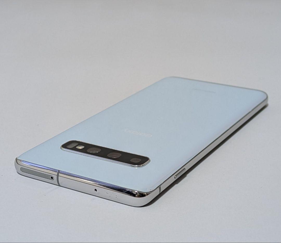 【概ね美品】Galaxy S10 SM-G973C 白 ドコモ SIMフリー