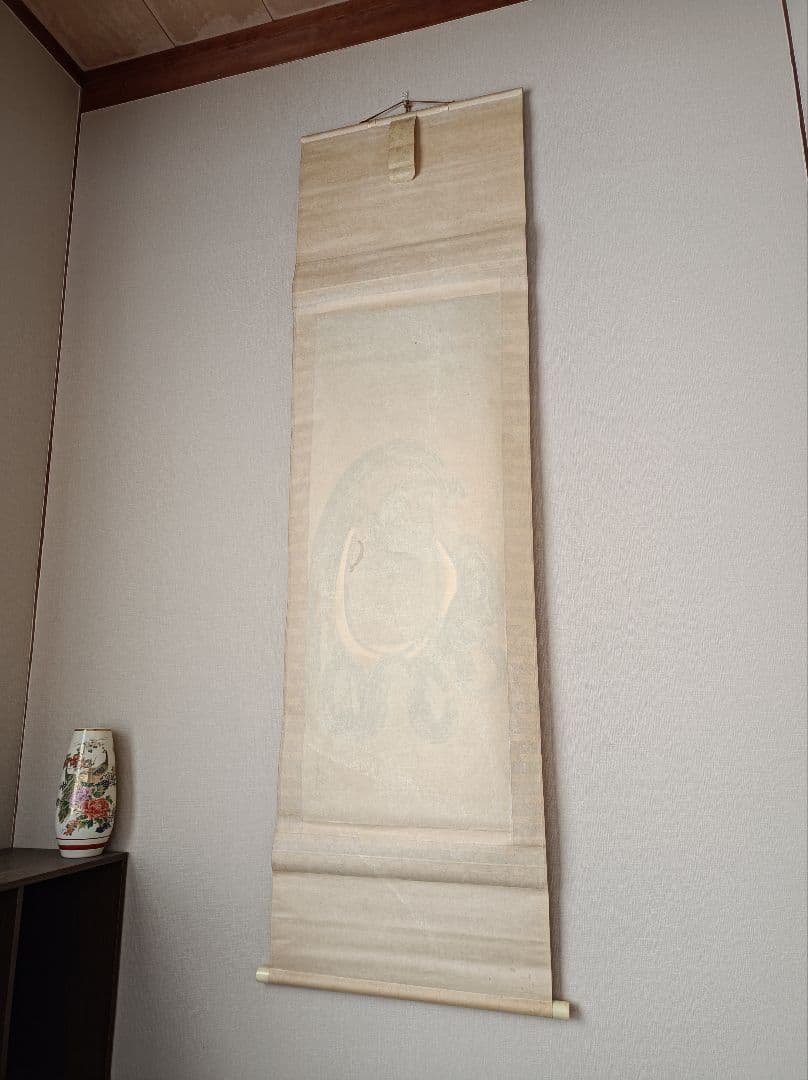 掛軸 絵 親鸞 達磨 インド 禅 美術 日本美術 インテリア