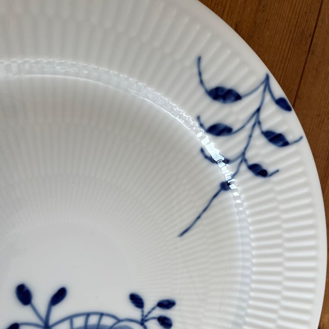 ロイヤルコペンハーゲン　ブルーフルーテッドメガ　プレート　27㎝　627