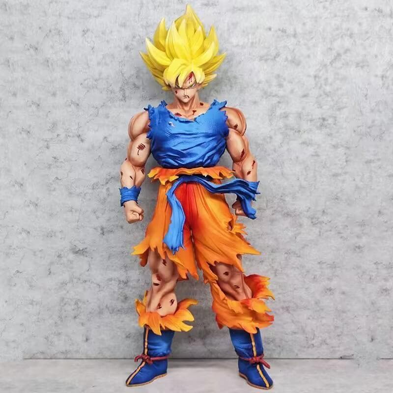 ドラゴンボール　孫悟空　スーパーサイヤ人　負傷Ver.　フィギュア　塗装完成品