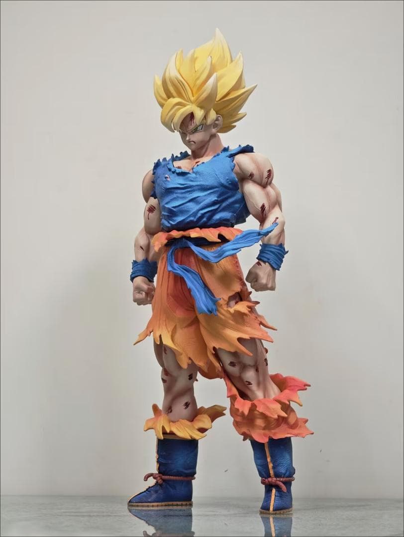 ドラゴンボール　孫悟空　スーパーサイヤ人　負傷Ver.　フィギュア　塗装完成品