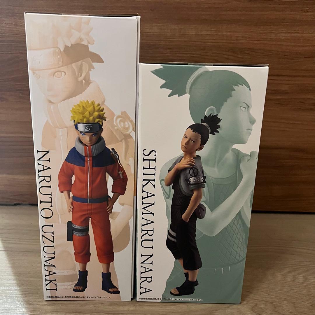 一番くじ　NARUTO 中忍試験編　A賞　ナルト　C賞　シカマル　フィギュア