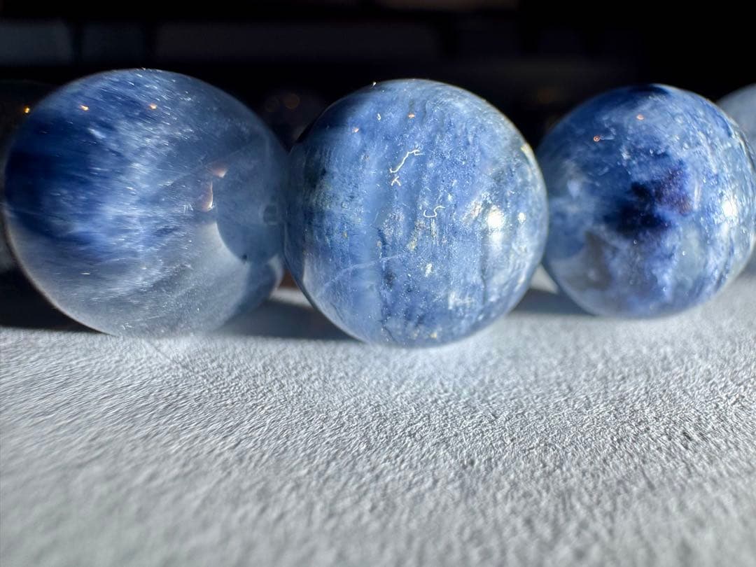 ブルールチル（インディゴライト）　ブルーガーデン共生　13mm