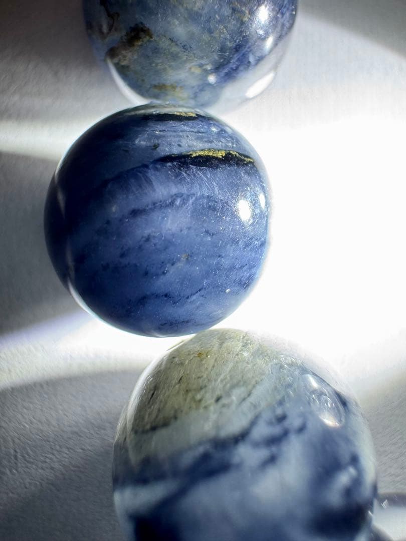 ブルールチル（インディゴライト）　ブルーガーデン共生　13mm