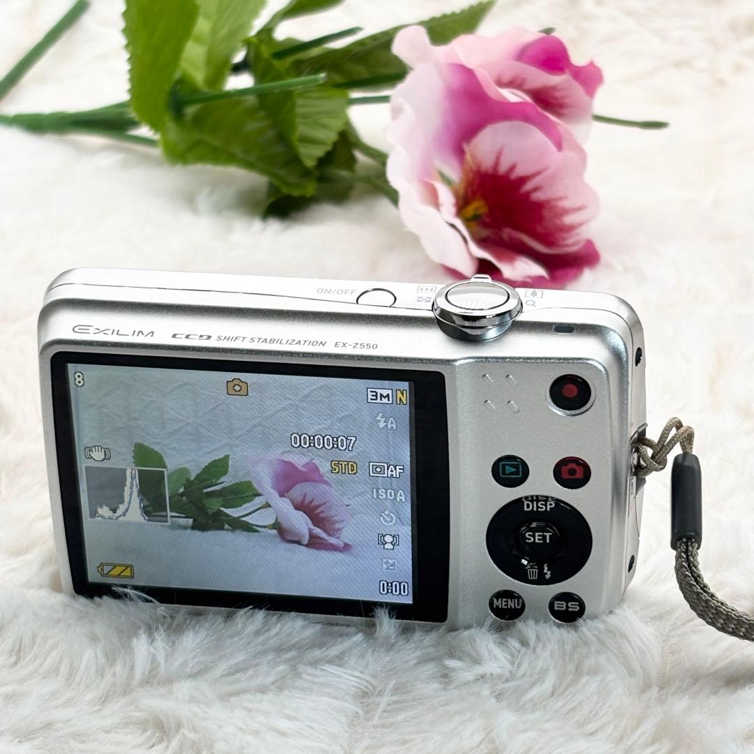 極美品・動作良好✨ CASIO EXILIM EX-Z550 シルバー