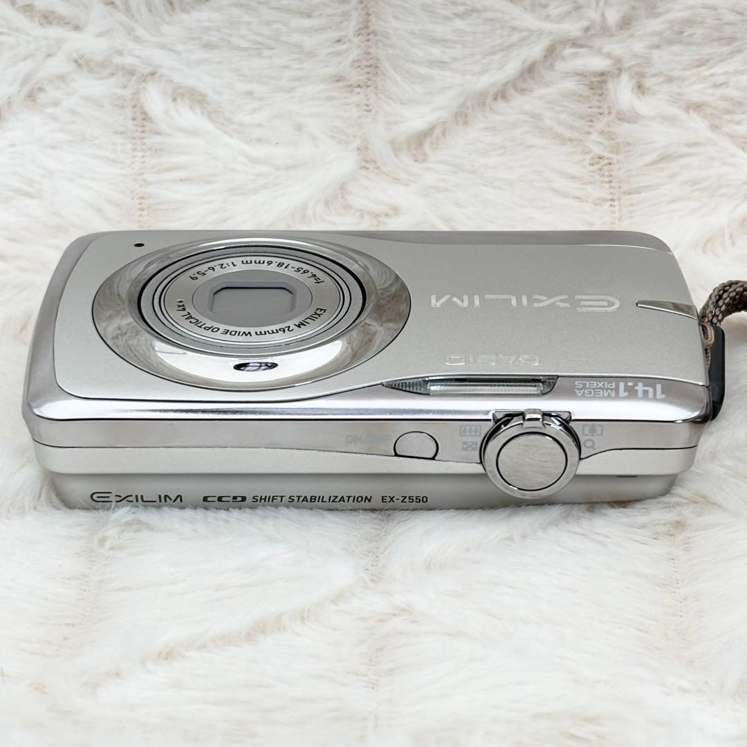 極美品・動作良好✨ CASIO EXILIM EX-Z550 シルバー