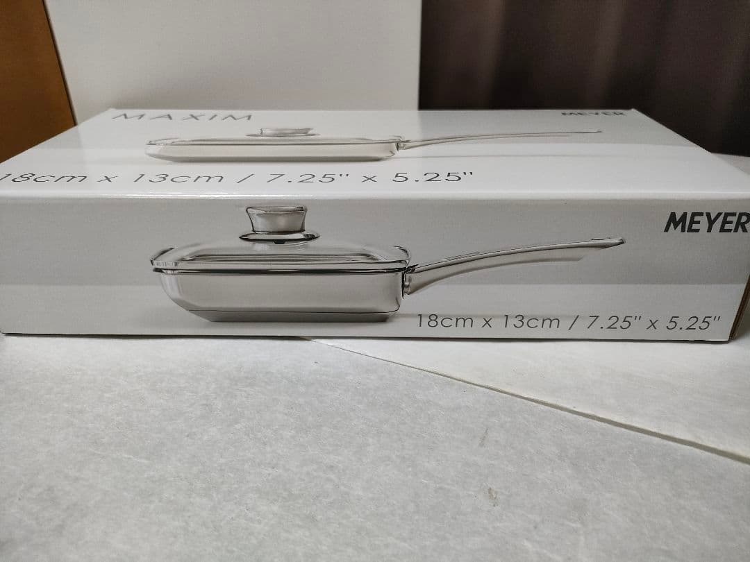 MEYER　マイヤー　 マキシム SS蓋付エッグパン 18cm　新品、未使用品