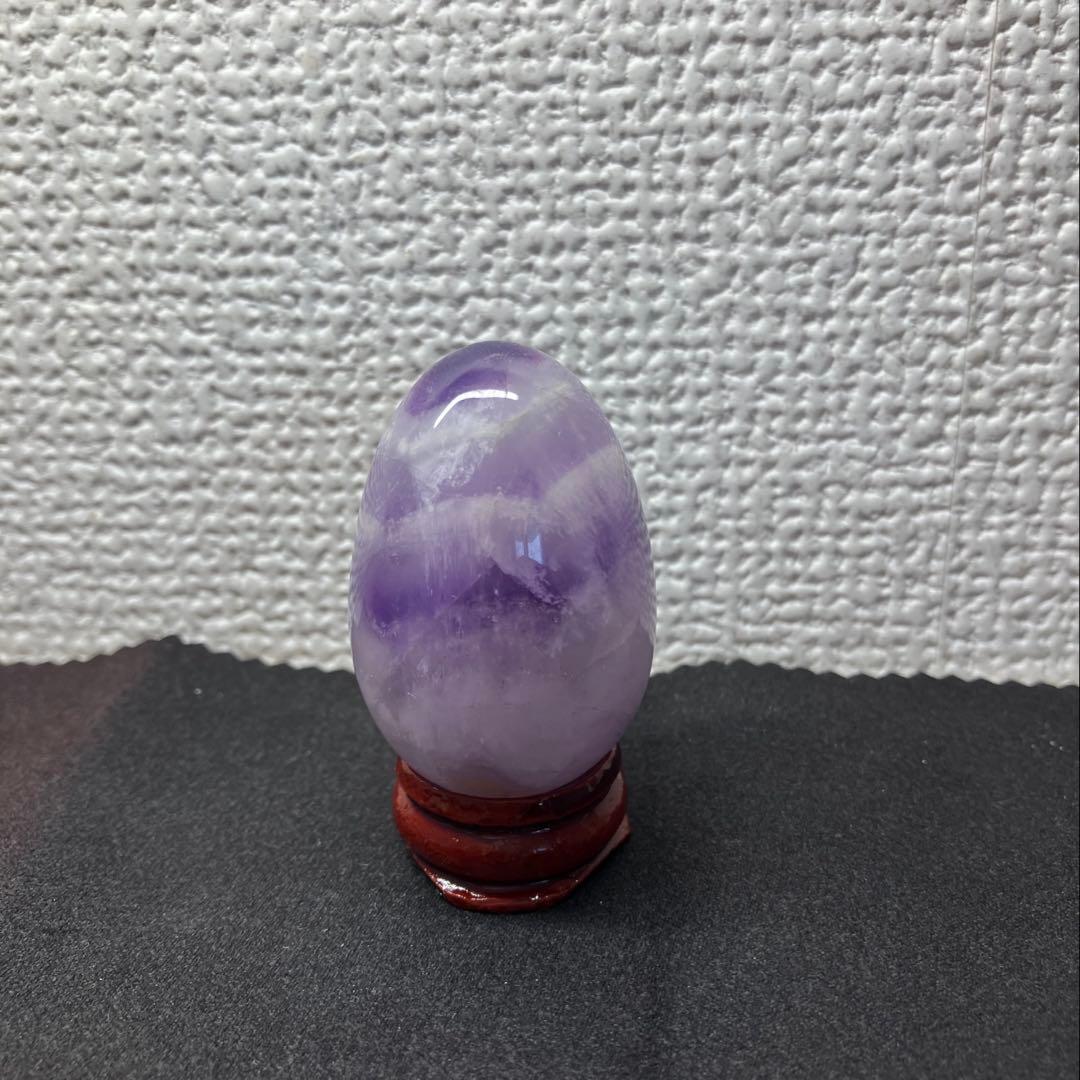 アメジスト たまご型&ピラミッド型　　2個セット