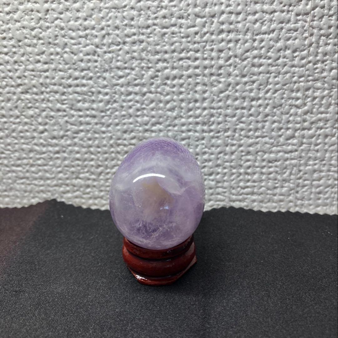 アメジスト たまご型&ピラミッド型　　2個セット
