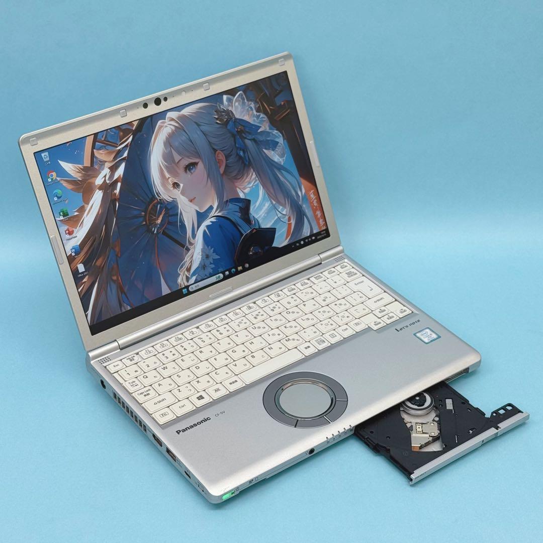 837 良品 DVD搭載 レッツノートSV7 第8世代 8GB office