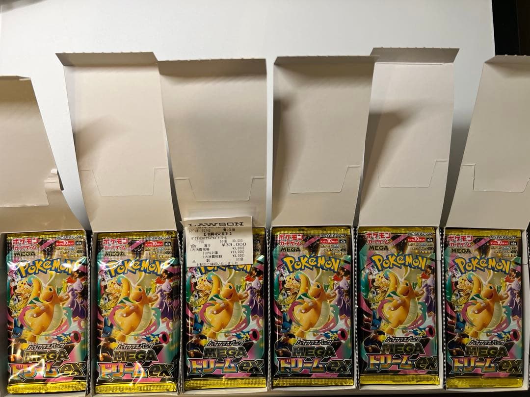 【値下げ・即日発送】ローソン産 ポケカ MEGAドリームex 12boxセット