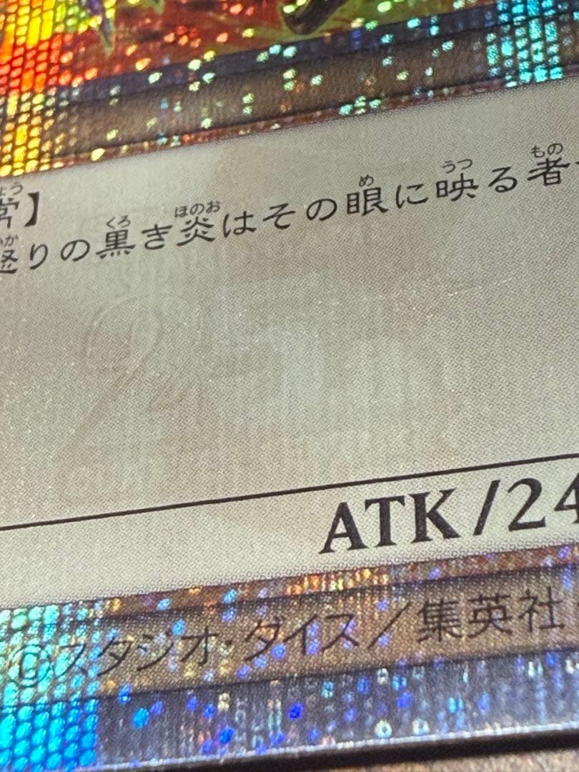 真紅眼の黒竜　レッドアイズブラックドラゴン　25th絵違い