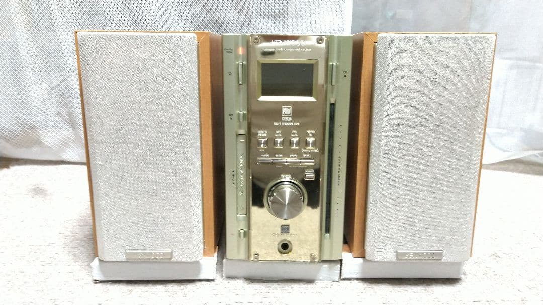 KENWOOD CD-MDHi-FiコンポRD-ESA3MDリモコン付き