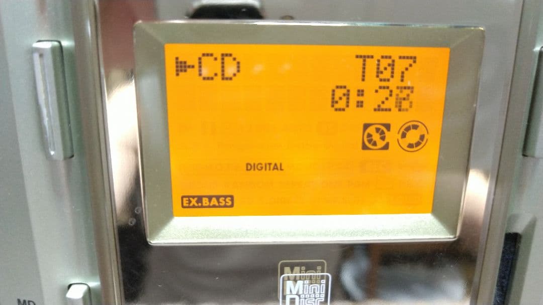 KENWOOD CD-MDHi-FiコンポRD-ESA3MDリモコン付き