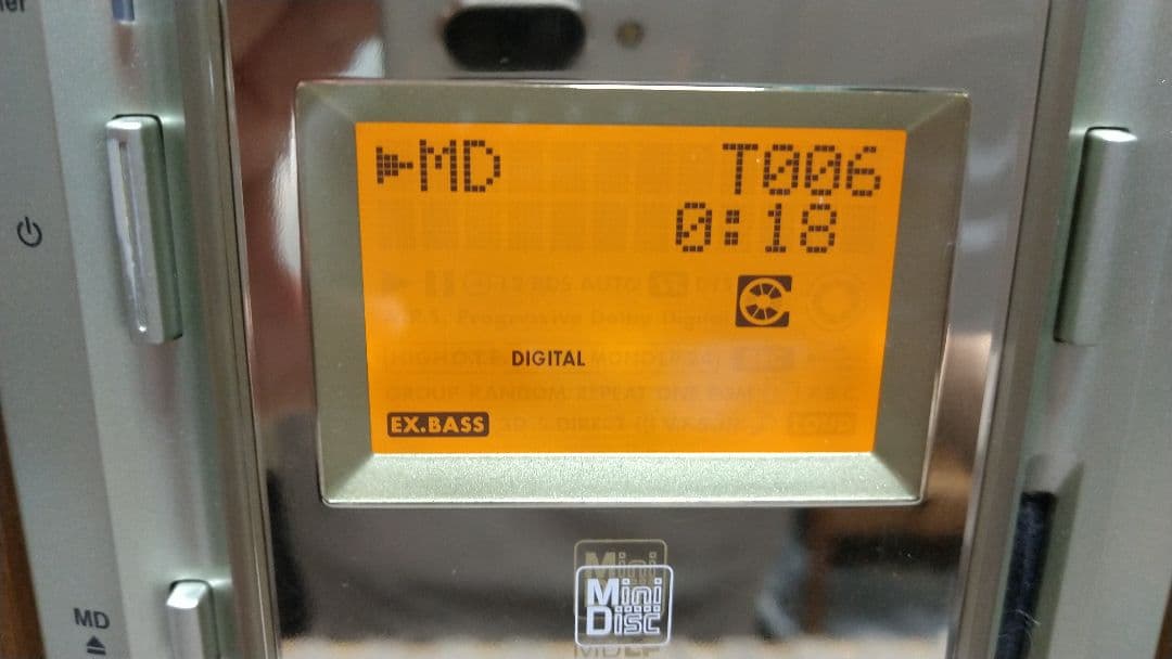 KENWOOD CD-MDHi-FiコンポRD-ESA3MDリモコン付き
