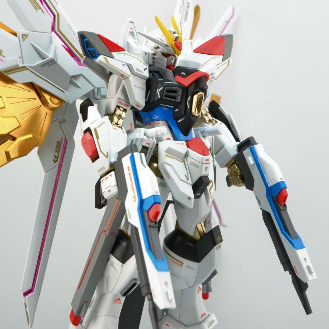 HG マイティーストライクフリーダムガンダム 塗装 完成品 ガンプラ