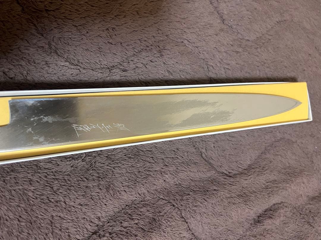 鏡面本焼き柳刃包丁 銀三鋼 9寸黒檀八角柄