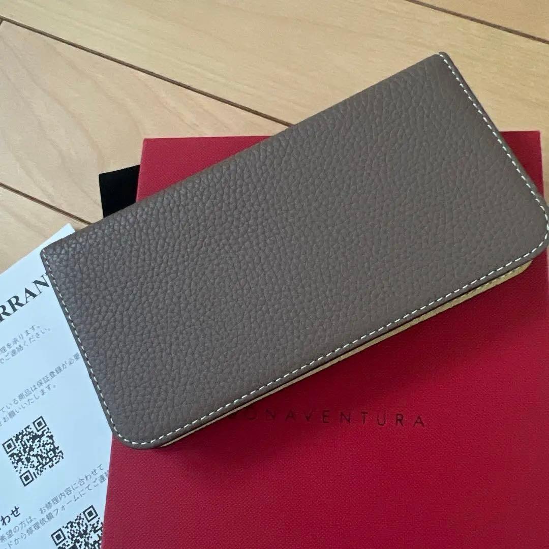 極美品　BONAVENTURA 手帳型 iPhoneケース M001494