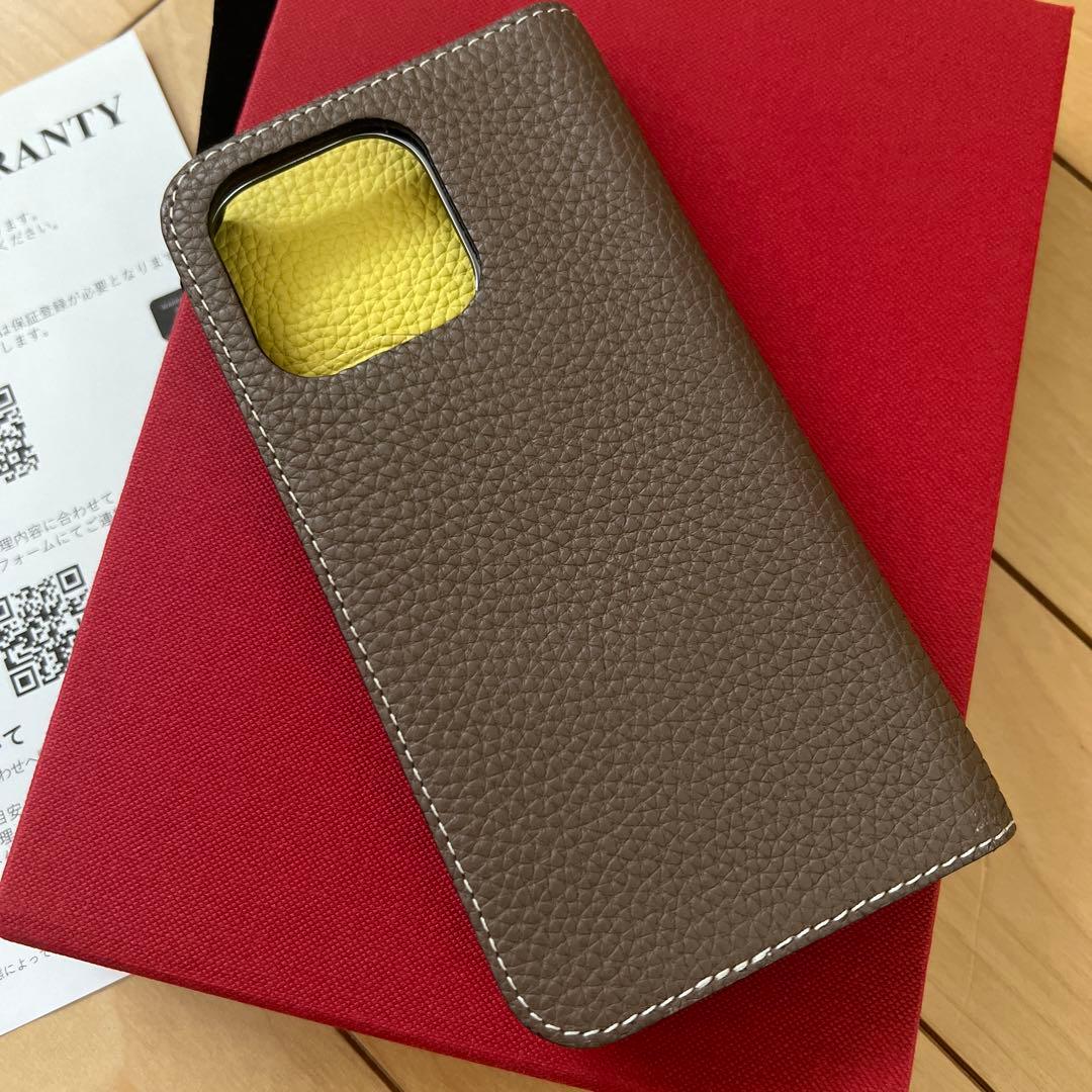 極美品　BONAVENTURA 手帳型 iPhoneケース M001494