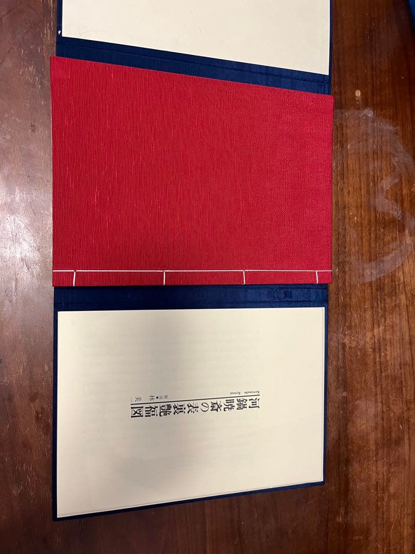 河鍋暁斎の表裏艶福図 と浮世絵名品聚芳（葛飾北斎）のセット