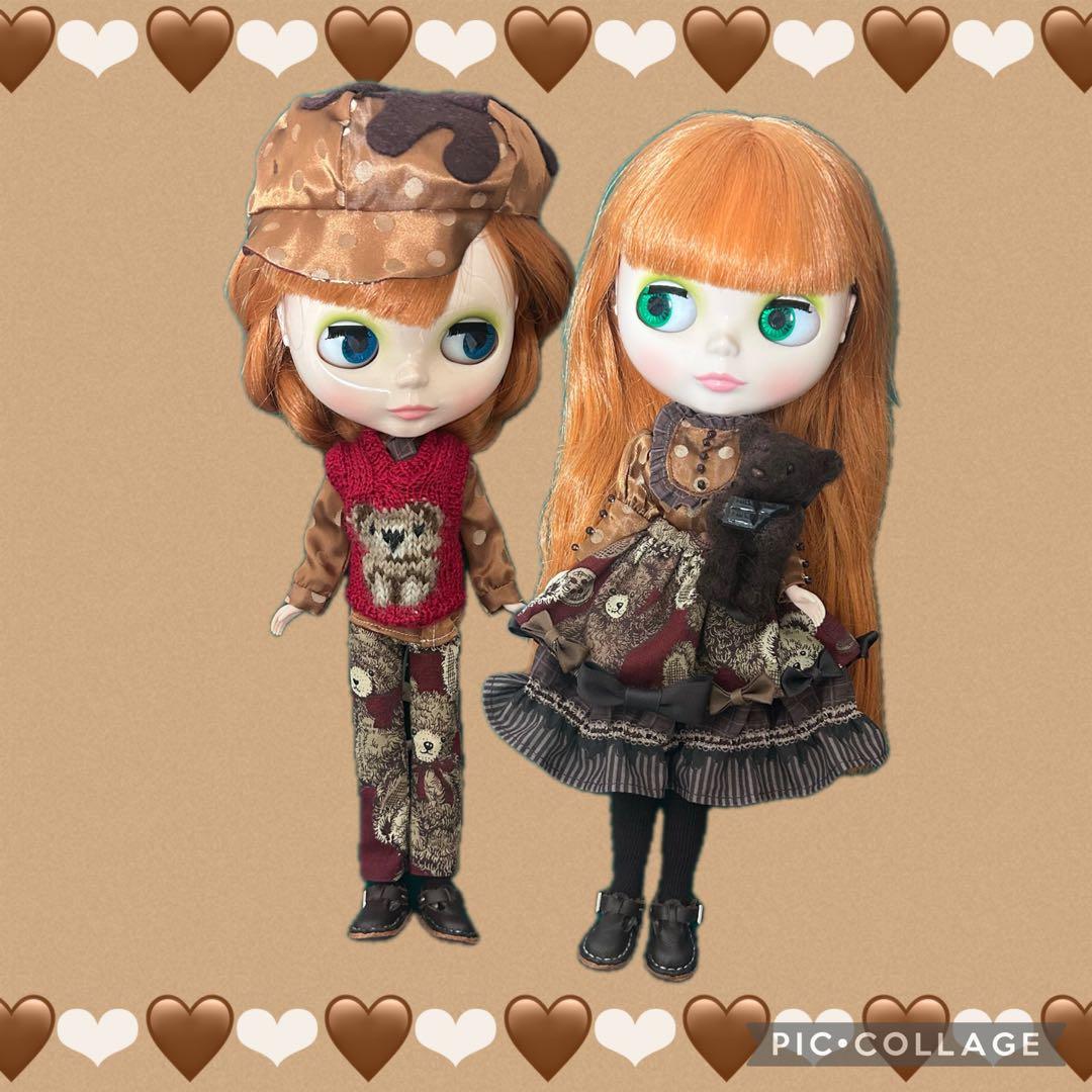 ブライスアウトフィット　レトロブラックチョコレートベア　12点セット