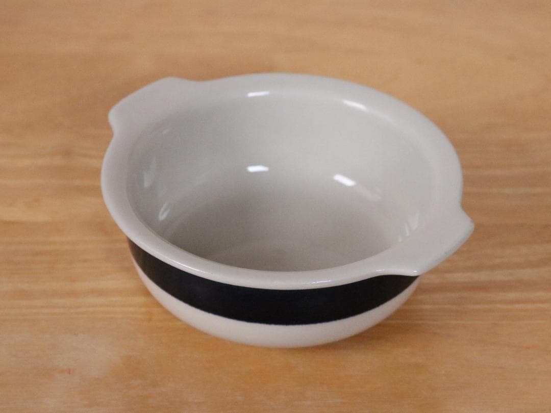 ARABIA アネモネ Anemone　グラタン皿 耳付きボウル&ソーサー 1客