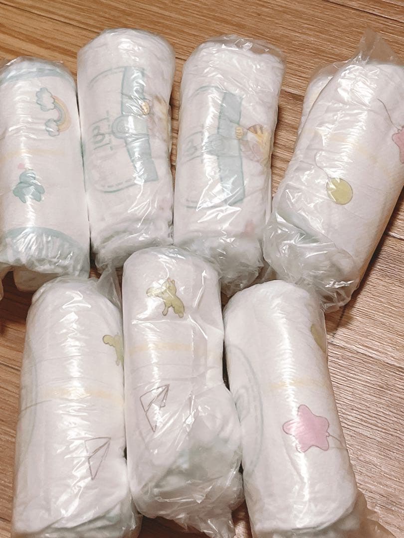 オムツケーキの材料