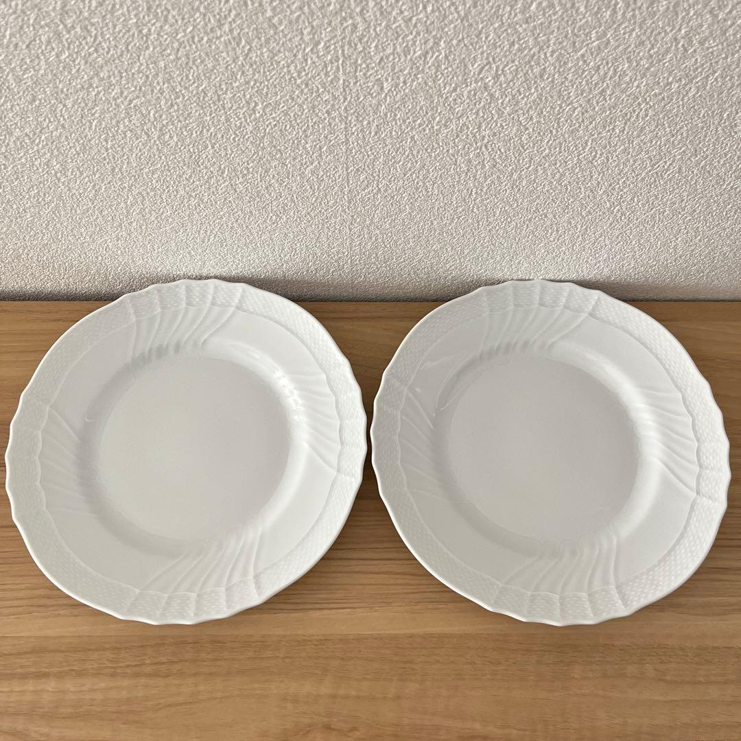 新品未使用　リチャード ジノリ　ベッキオホワイトプレート　フルーツソーサーセット