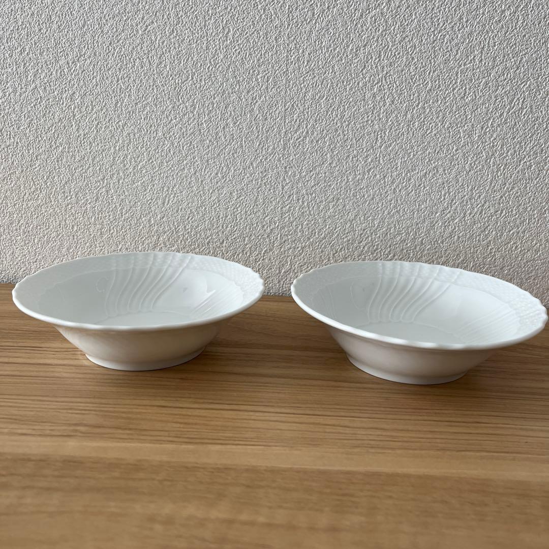 新品未使用　リチャード ジノリ　ベッキオホワイトプレート　フルーツソーサーセット