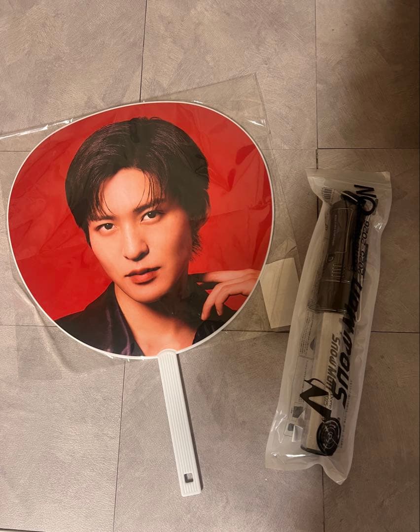 Man 目黒蓮　ペンライト　うちわ　アクスタセット